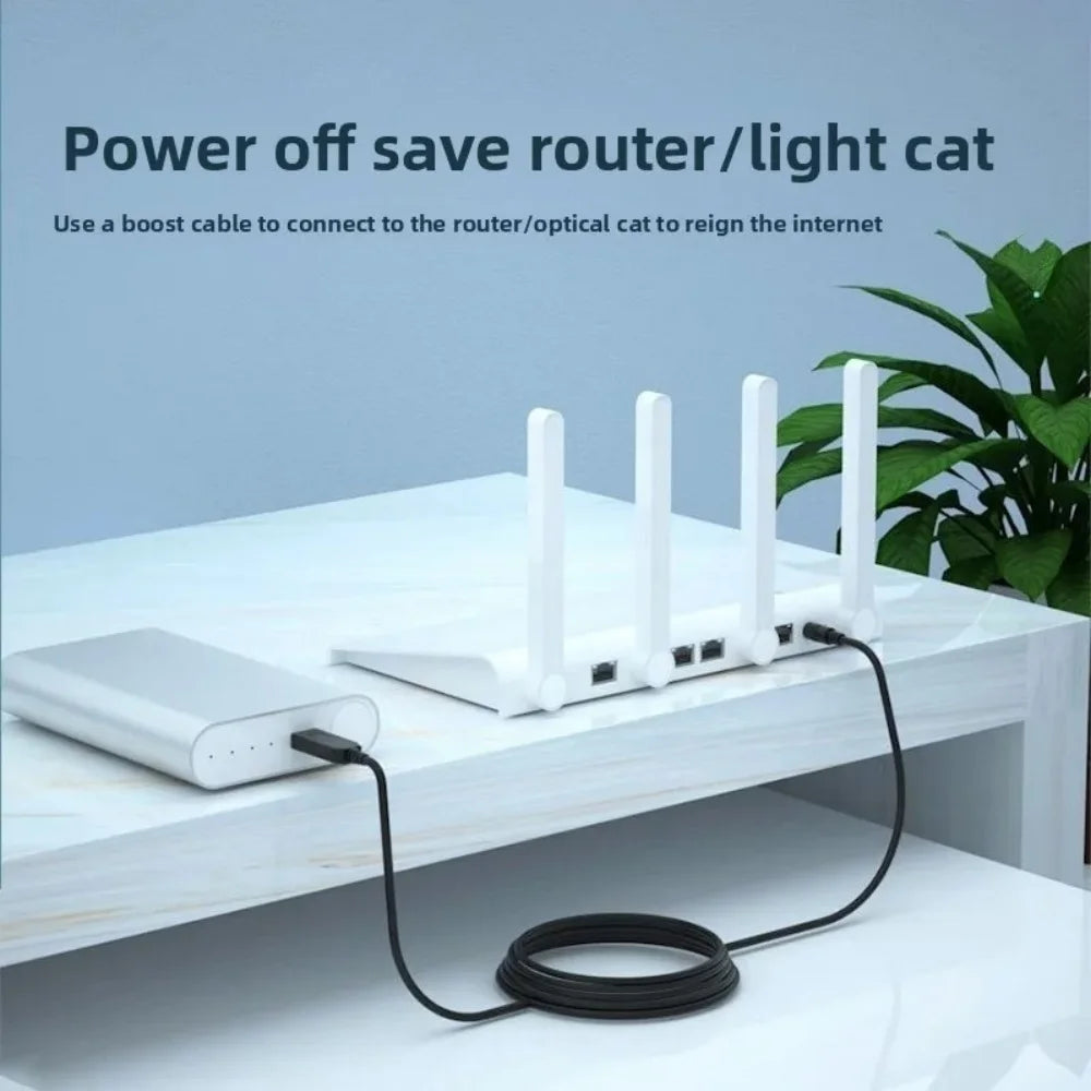 5.5*2.1mm WiFi To Power Cable Connector Power Supply Cable DC 5V To 5V/9V/12V Step Up Module USB Cable Booster Converter Adapter