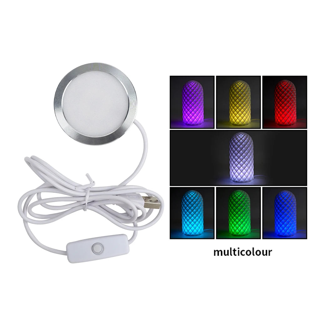 For Bambu Lab LED Lamp Kit Adjustable Light Kit RGB Light Parts Hardware DIY Model White/Cold/Warm Lights Without Lamp Shell 001