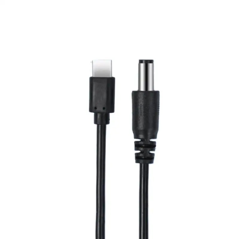 USB-C to DC Boost Converter Cable – 5V to 12V Fast Charging Adapter for Router, TV Box & More