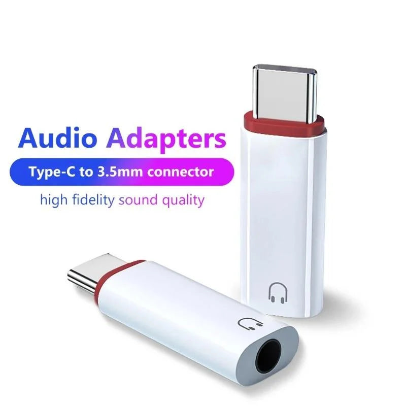 3.5mm Female to Type C Male Adapter For Samsung For Xiaomi Redmi Huawei Wired Headset Converter OTG Earphone Audio AUX Adapter