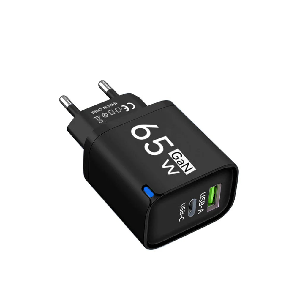 65W USB Fast Charging Charger Type C High Speed Charge Mobile Phone Wall Adapter For iPhone Honor Xiaomi Huawei Samsung Oneplus