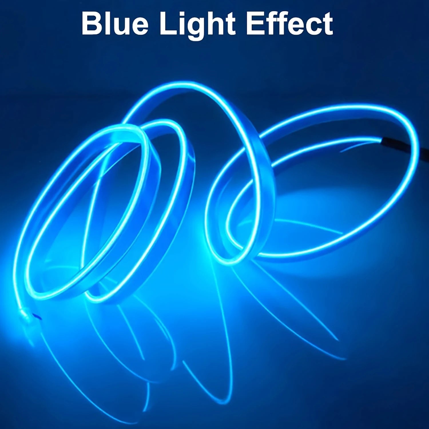 5m EL Wire Car Interior Ambient Lights Strip USB DIY Decorative Dash Board Console Auto LED Ambient Light Car Interior Lamps