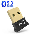 USB Bluetooth 5.3 Adapter for PC Laptop Computer Wireless Dongle Bluetooth Adapter Support Mouse Keyboard Windows 7/8.1/10/11