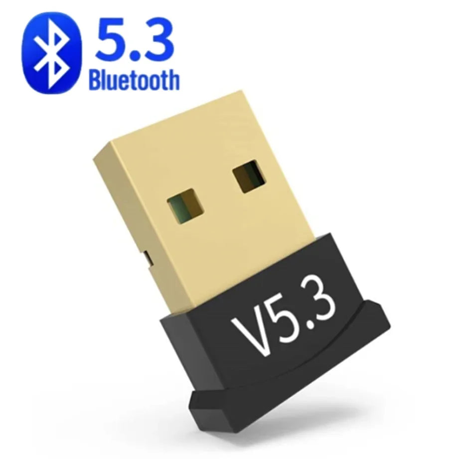 USB Bluetooth 5.3 Adapter for PC Laptop Computer Wireless Dongle Bluetooth Adapter Support Mouse Keyboard Windows 7/8.1/10/11